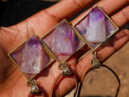 Hand Made Window Amethyst Crystal Necklace - Sold Per Item - From Akansobe, Madagascar