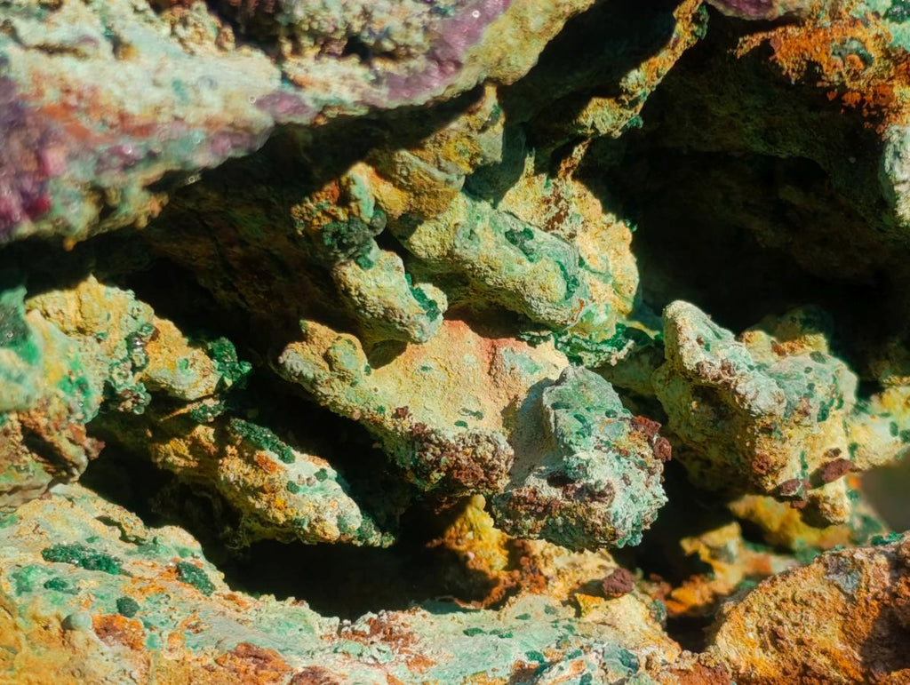 Natural XL Azurite Specimen with Cuprite and Malachite x 1 From Mashamba East Mine, Congo
