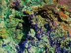 Natural XL Azurite Specimen with Cuprite and Malachite x 1 From Mashamba East Mine, Congo