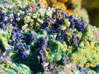 Natural XL Azurite Specimen with Cuprite and Malachite x 1 From Mashamba East Mine, Congo