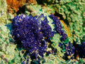 Natural XL Azurite Specimen with Cuprite and Malachite x 1 From Mashamba East Mine, Congo