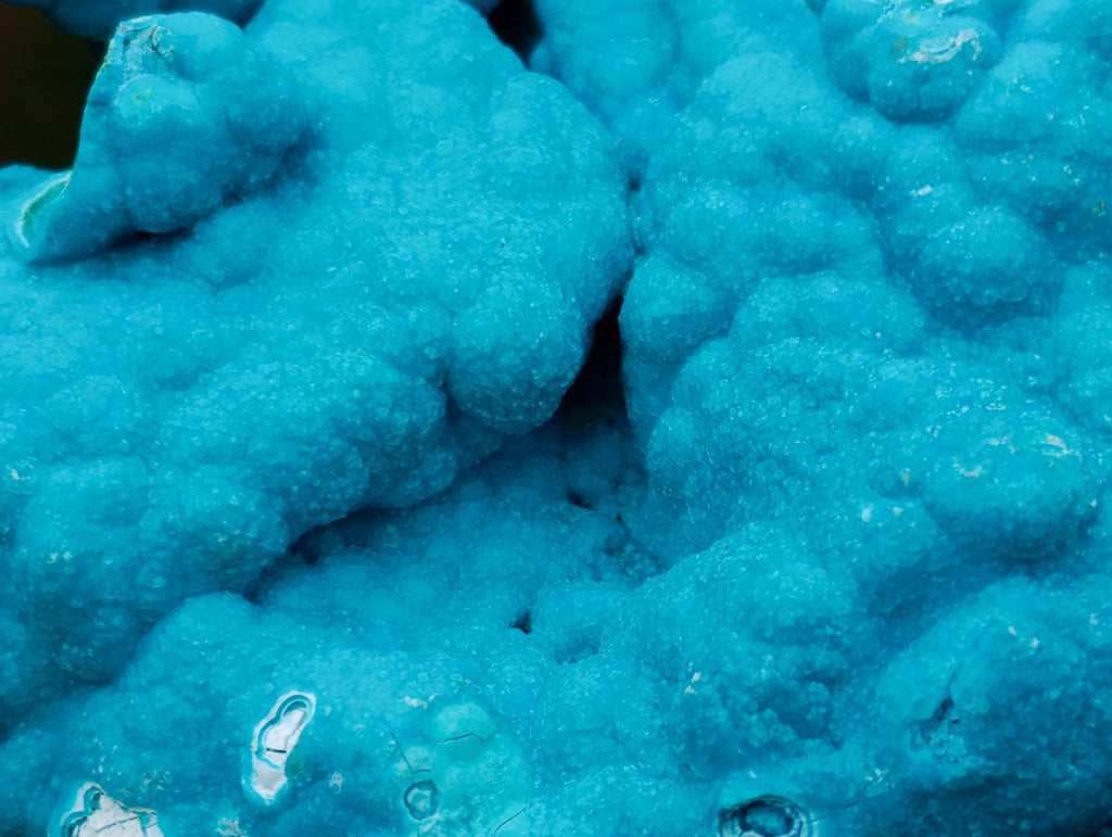 Natural Drusy Coated Botryoidal Chrysocolla Specimen on Dolomite Matrix x 1 From Kulukuluku, Congo