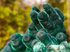 Natural Exquisite Velvet Malachite Stalactite Formation x 1 from Kasompe, Congo