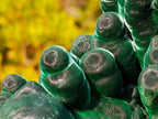 Natural Exquisite Velvet Malachite Stalactite Formation x 1 from Kasompe, Congo