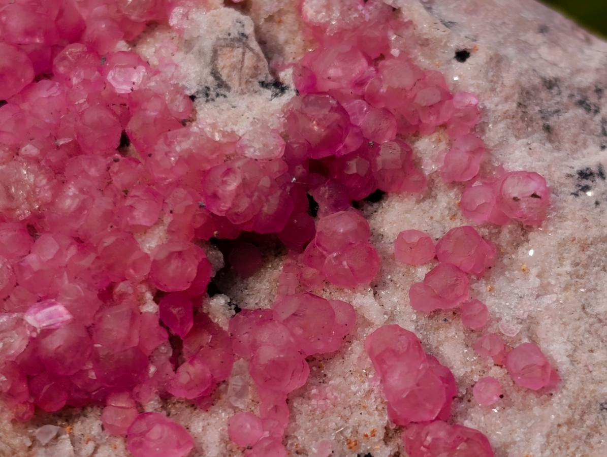 Natural Cabinet Size Rare Bright Pink Spherocobaltite Specimen x 1 From Mashamba West Mine, Congo