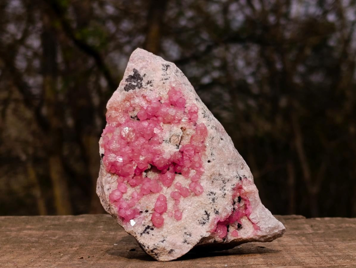 Natural Cabinet Size Rare Bright Pink Spherocobaltite Specimen x 1 From Mashamba West Mine, Congo