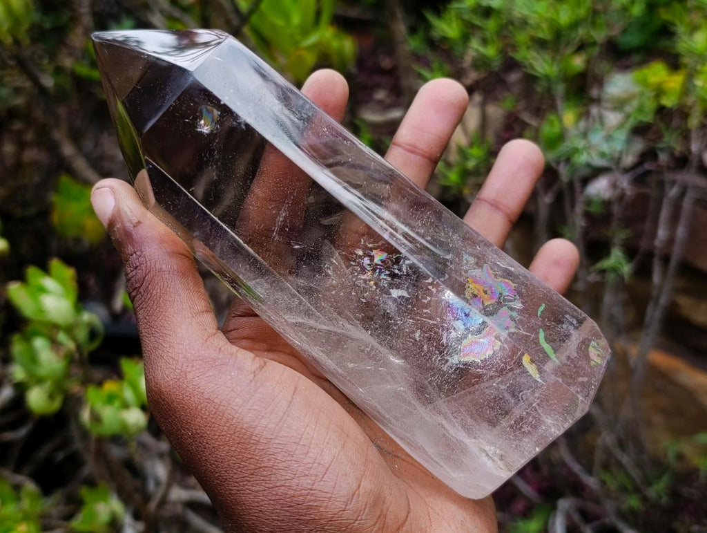 Polished Large Bright and Clear Smokey Quartz Display Crystal x 1 From Akansobe, Madagascar