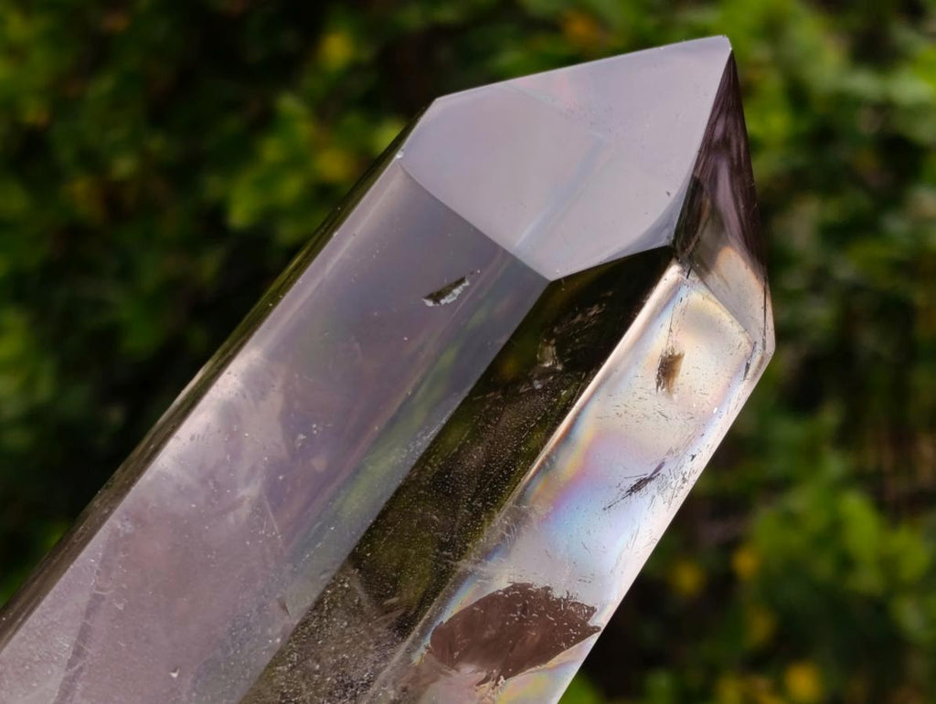 Polished Large Bright and Clear Smokey Quartz Display Crystal x 1 From Akansobe, Madagascar