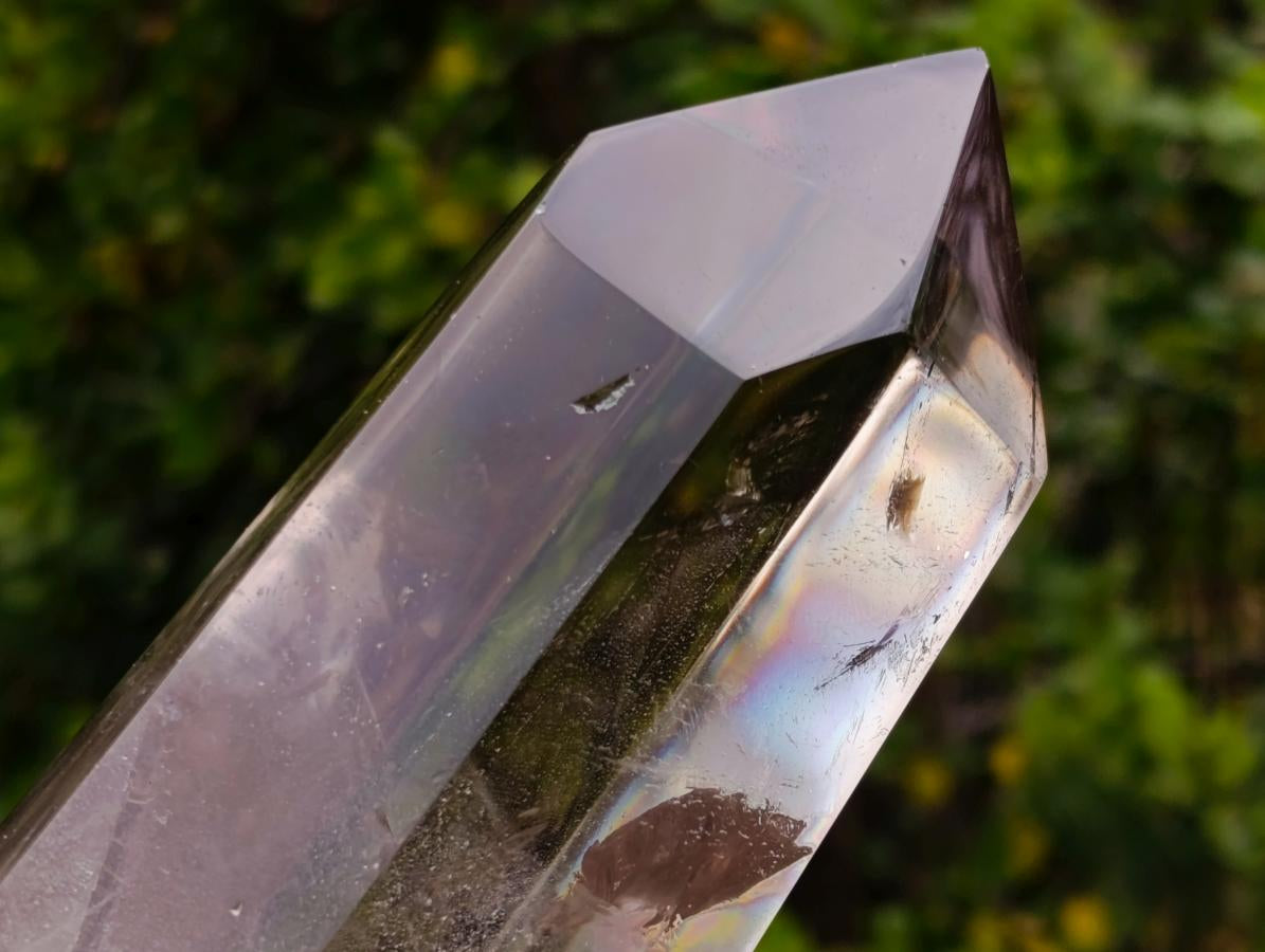 Polished Large Bright and Clear Smokey Quartz Display Crystal x 1 From Akansobe, Madagascar