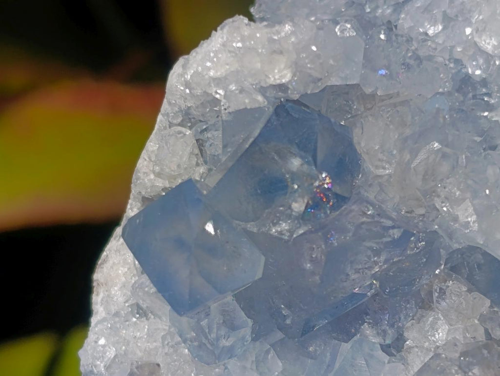Natural Cabinet Size Blue Celestite Geode Specimen x 1 From Sakoany Madagascar