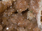 Natural Crystalline Smokey Quartz and Malachite in Dolomite Vug x 1 From Mindingi Mine, Congo