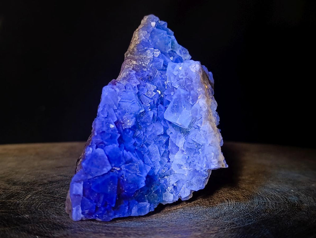 Natural Cabinet Size Riemvasmaak Bipyramidal Green Fluorite Specimen x 1 From Riemvasmaak, South Africa