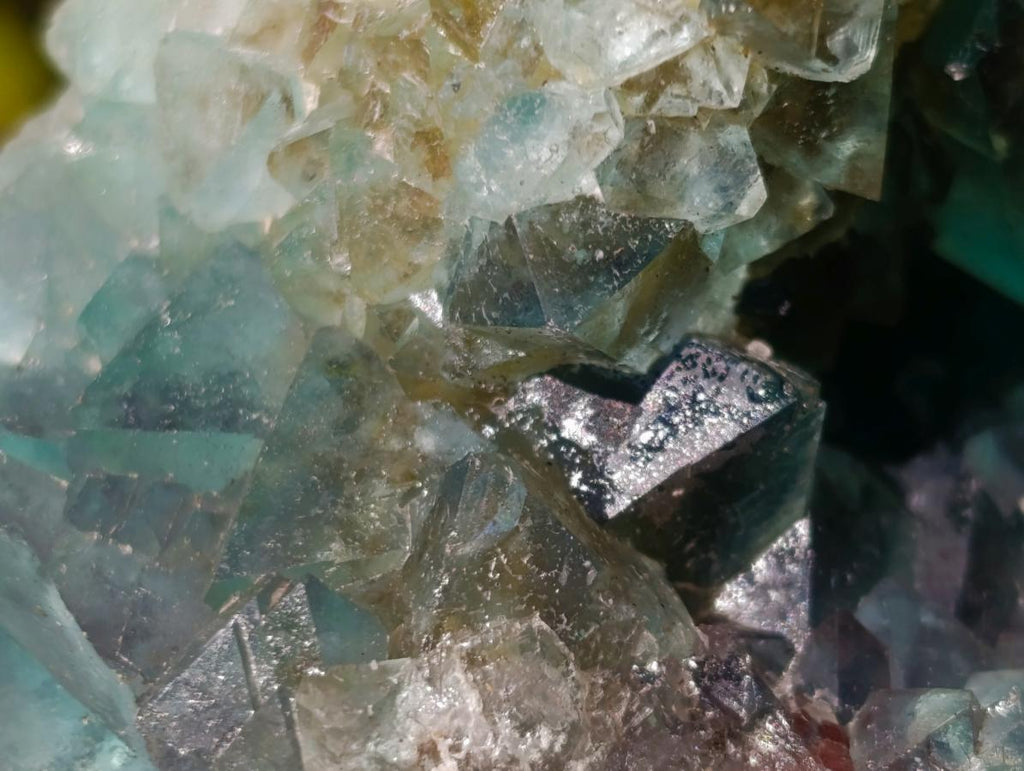 Natural Cabinet Size Riemvasmaak Bipyramidal Green Fluorite Specimen x 1 From Riemvasmaak, South Africa