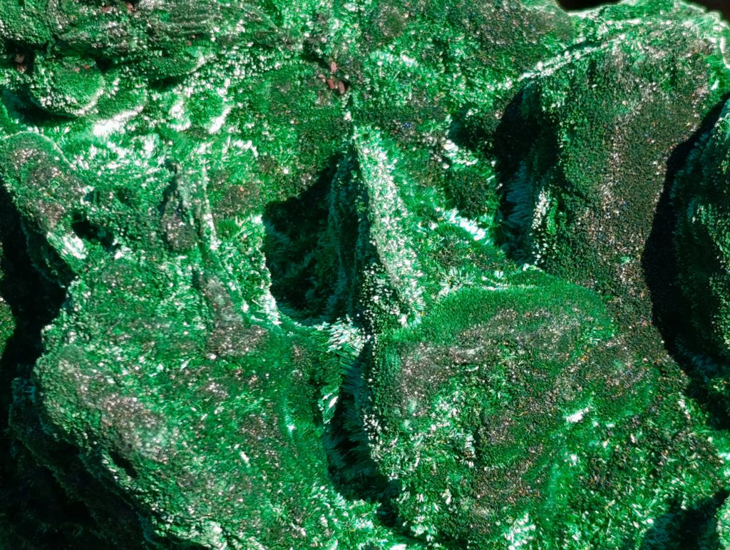Natural XL Velvet Silky Malachite Specimen x 1 From Kasompe, Congo