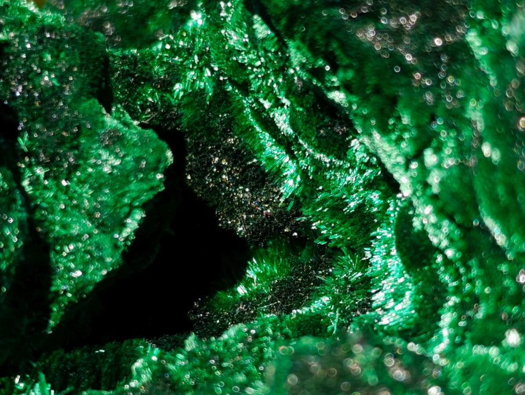 Natural XL Velvet Silky Malachite Specimen x 1 From Kasompe, Congo
