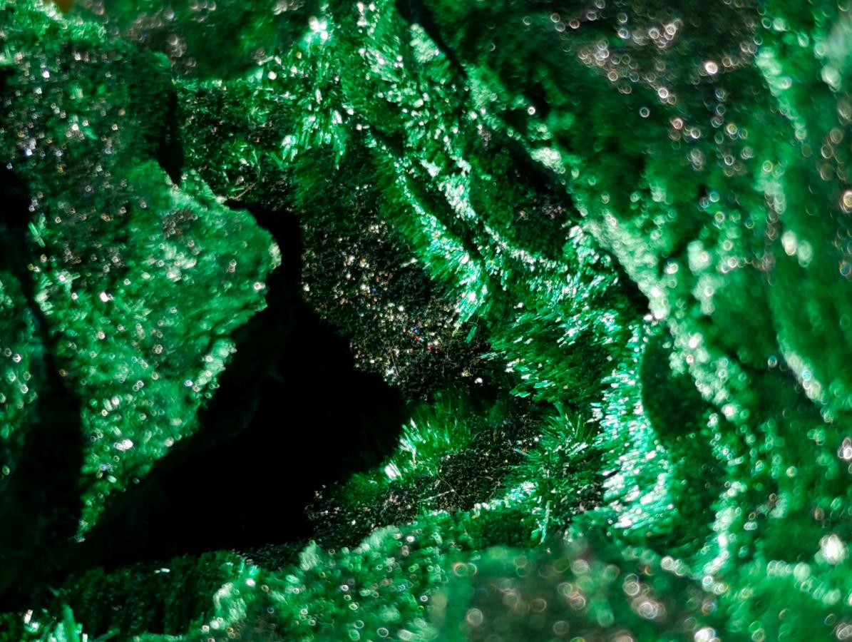 Natural XL Velvet Silky Malachite Specimen x 1 From Kasompe, Congo