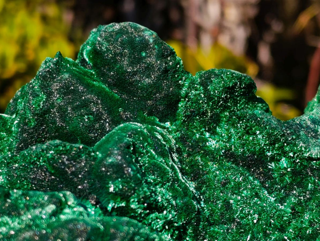 Natural XL Velvet Silky Malachite Specimen x 1 From Kasompe, Congo