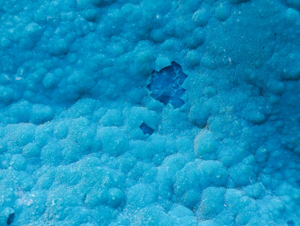 Natural Cabinet Size Botryoidal Chrysocolla Specimen x 1 From Kulukuluku, Congo