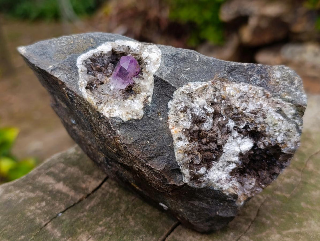 Natural Cabinet Size Brandberg Quartz Crystal Vug Specimen x 1 From Brandberg, Namibia