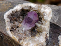Natural Cabinet Size Brandberg Quartz Crystal Vug Specimen x 1 From Brandberg, Namibia