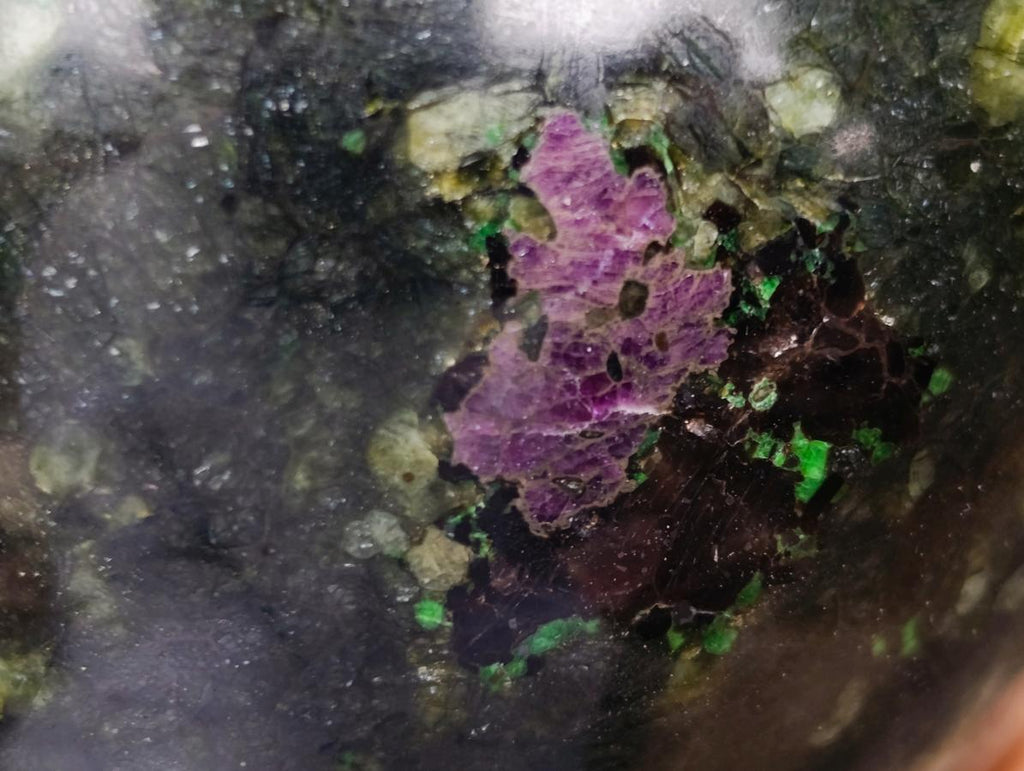 Polished Super Rare Pyroxene Phlogopite Sphere x 1 From Kimberly, South Africa