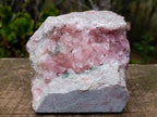 Natural Large Cabinet Size Super Rare Dog Tooth Rhodocalcite Specimen on a Dolomite Matrix x 1 From Mashamba West Mine, Congo