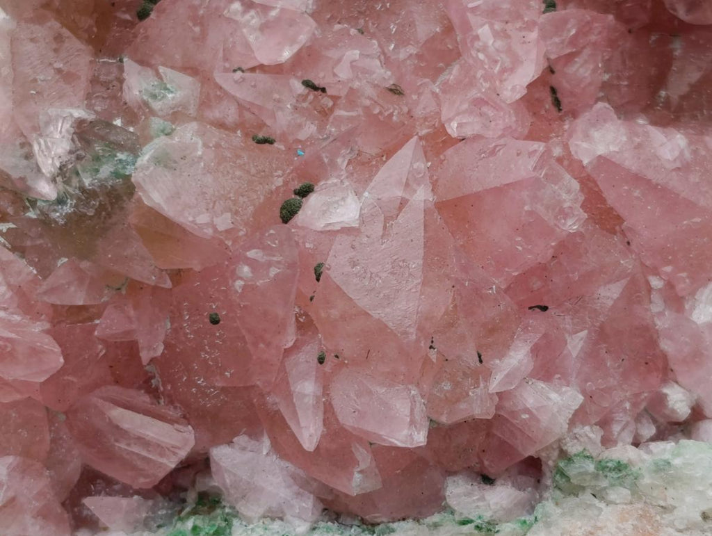 Natural Large Cabinet Size Super Rare Dog Tooth Rhodocalcite Specimen on a Dolomite Matrix x 1 From Mashamba West Mine, Congo