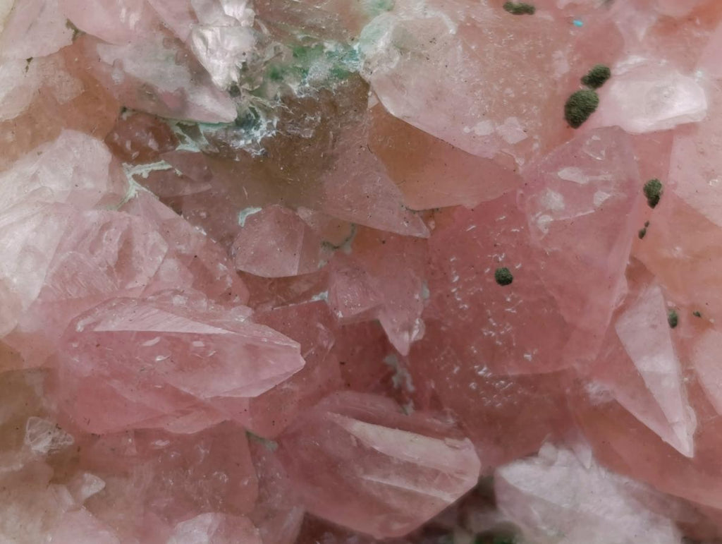 Natural Large Cabinet Size Super Rare Dog Tooth Rhodocalcite Specimen on a Dolomite Matrix x 1 From Mashamba West Mine, Congo