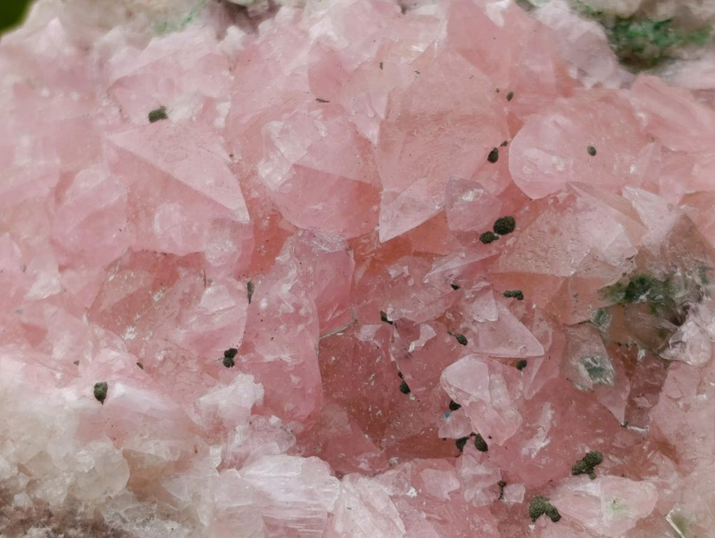 Natural Large Cabinet Size Super Rare Dog Tooth Rhodocalcite Specimen on a Dolomite Matrix x 1 From Mashamba West Mine, Congo