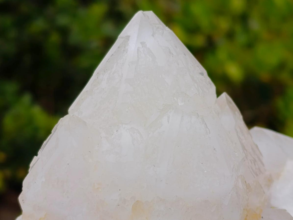 Natural Rare Etched Candle Quartz Cluster Specimen x 1 From Madagascar
