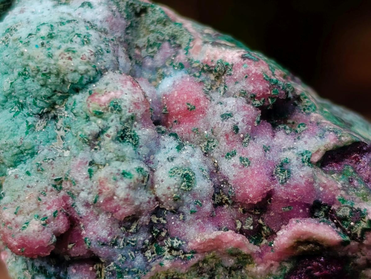 Natural Cuprite, Salrose and Chrysocolla Multi Mineral Specimen x 1 From Kakanda, Congo