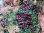 Natural Cuprite, Salrose and Chrysocolla Multi Mineral Specimen x 1 From Kakanda, Congo
