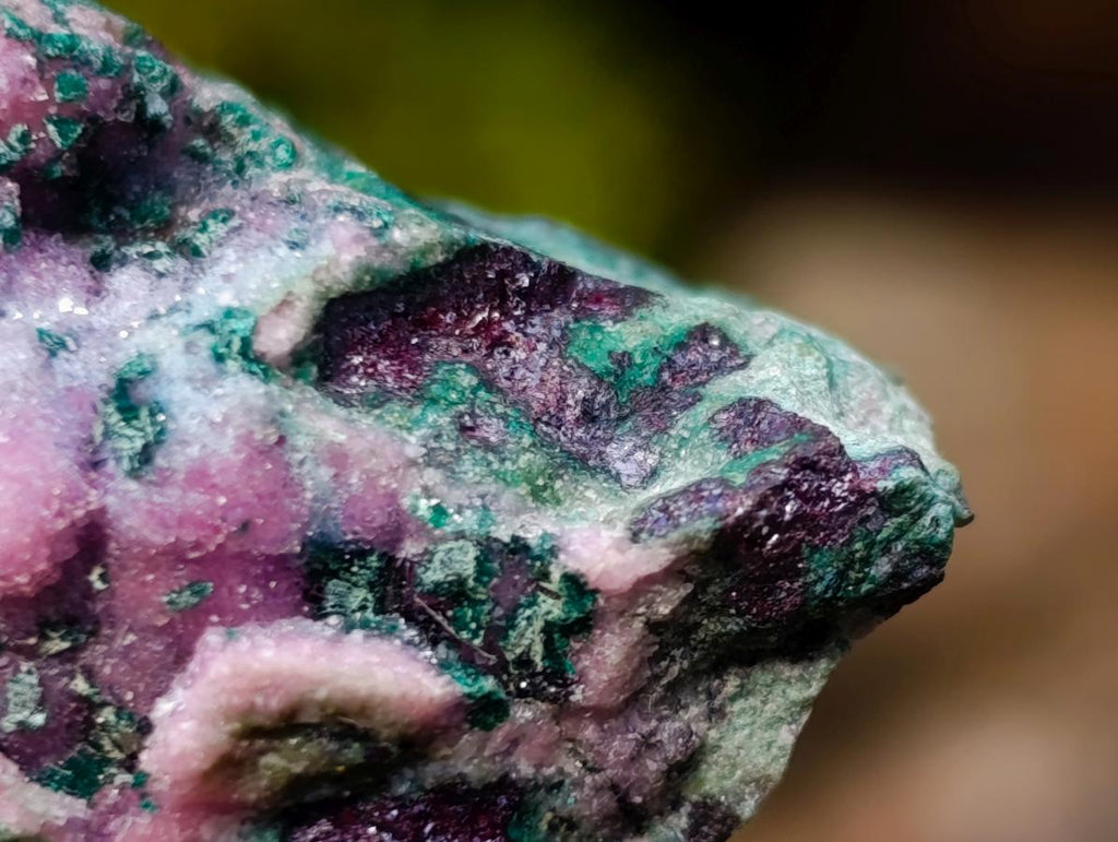 Natural Cuprite, Salrose and Chrysocolla Multi Mineral Specimen x 1 From Kakanda, Congo