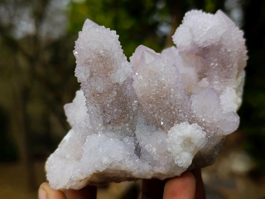 Natural Classic Drusy Spirit Amethyst Crystal Cluster x 1 From Boekenhouthoek, South Africa