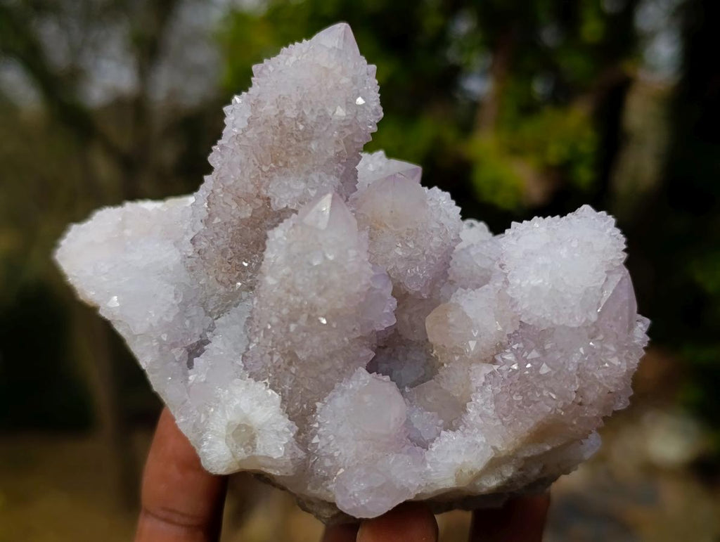Natural Classic Drusy Spirit Amethyst Crystal Cluster x 1 From Boekenhouthoek, South Africa