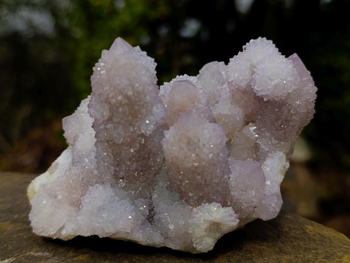 Natural Classic Drusy Spirit Amethyst Crystal Cluster x 1 From Boekenhouthoek, South Africa