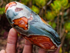 Polished Polychrome Jasper Standing Display Piece x 1 From Madagascar