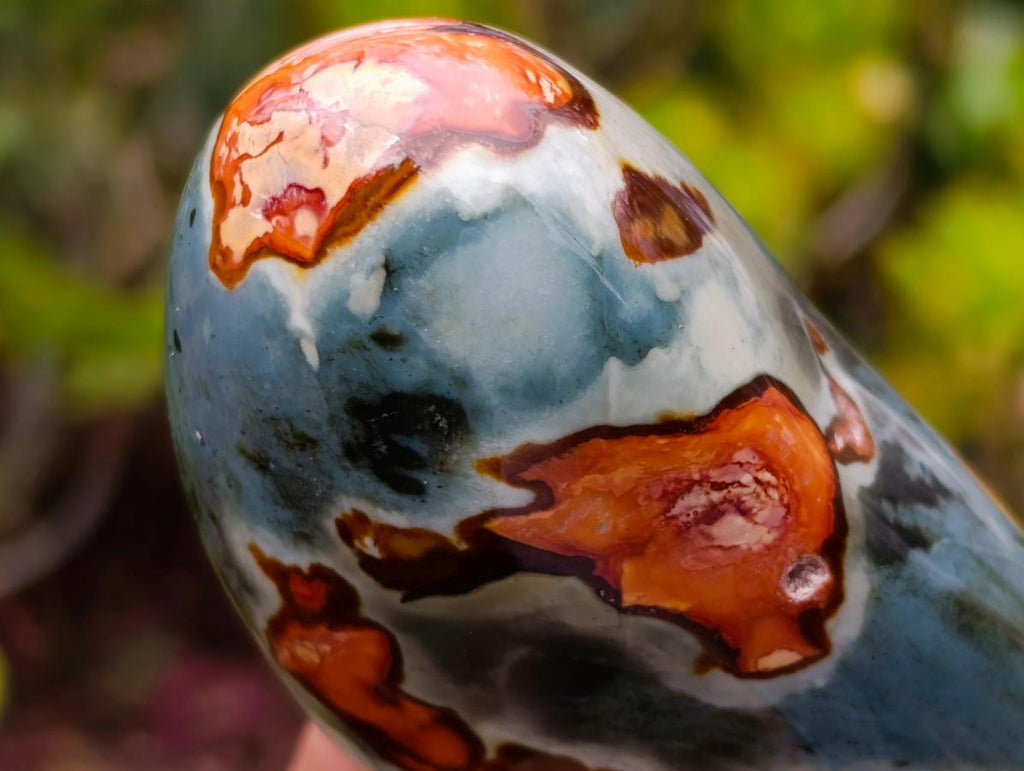 Polished Polychrome Jasper Standing Display Piece x 1 From Madagascar