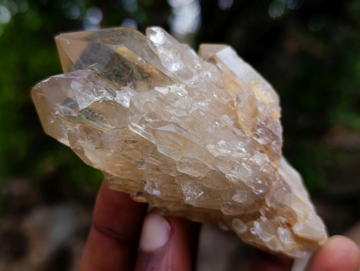 Natural Cascading Citrine Crystal Cluster x 1 From Luena, Congo