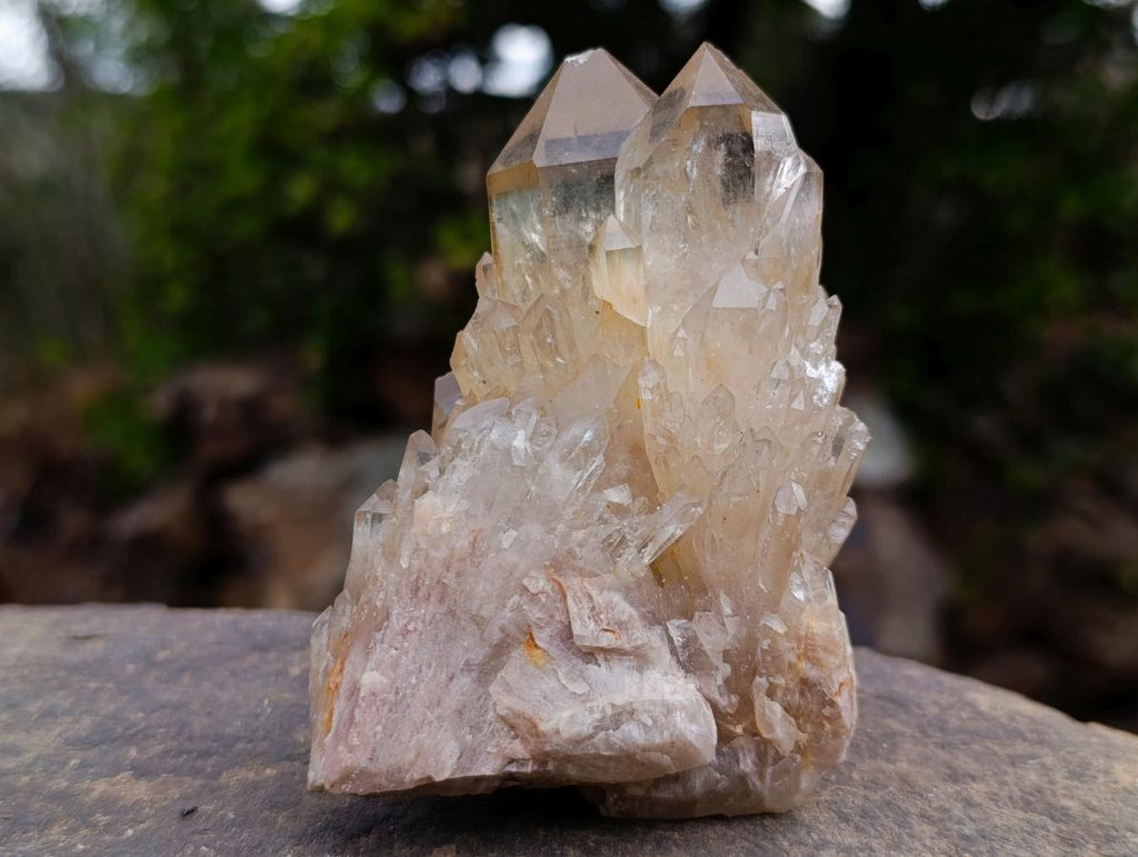 Natural Cascading Citrine Crystal Cluster x 1 From Luena, Congo