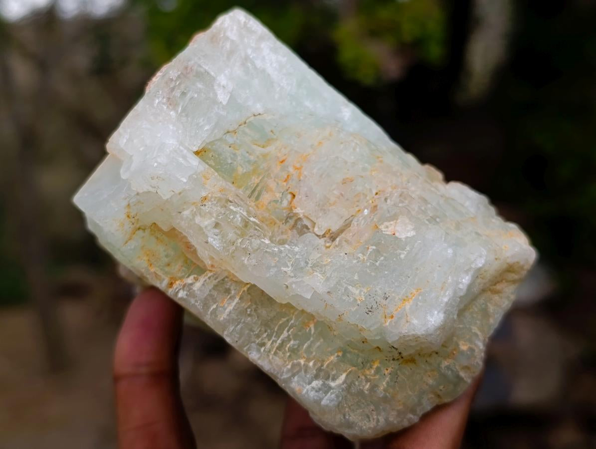Natural Aquamarine Blue Green Floater Crystal x 1 From Ambatondrazaka, Madagascar