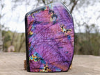 Polished Purple Flash Labradorite Standing Display Piece x 1 From Tulear, Madagascar