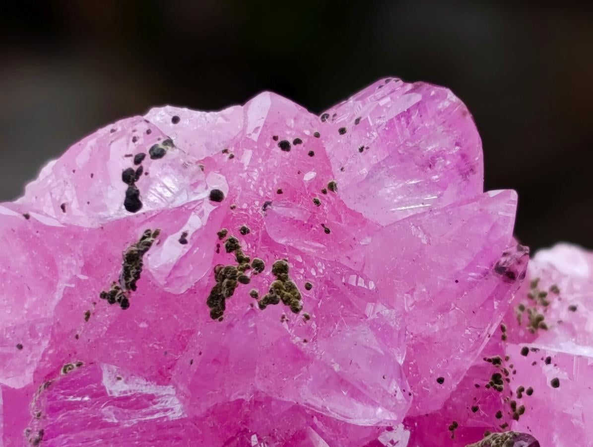 Natural Cabinet Size Super Rare Rhodocalcite with Kolwezite Specimen on a Dolomite Matrix x 1 From Mashamba West Mine, Congo