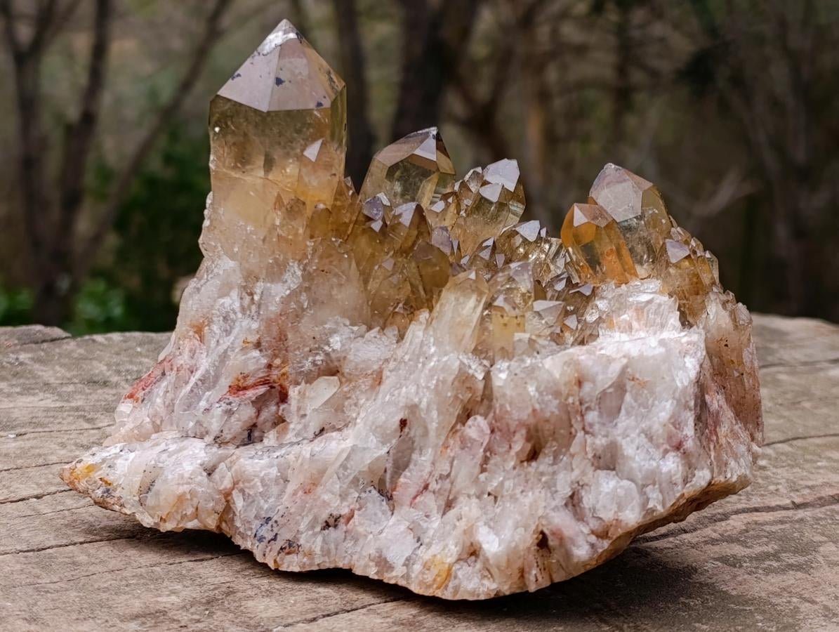 Natural Cascading Citrine Crystal Cluster x 1 From Luena, Congo