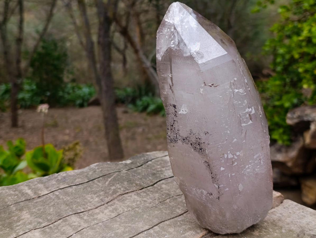 Natural Cascading Clear Smokey Quartz Crystal x 1 From Mulanje, Malawi