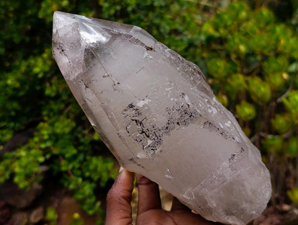 Natural Cascading Clear Smokey Quartz Crystal x 1 From Mulanje, Malawi