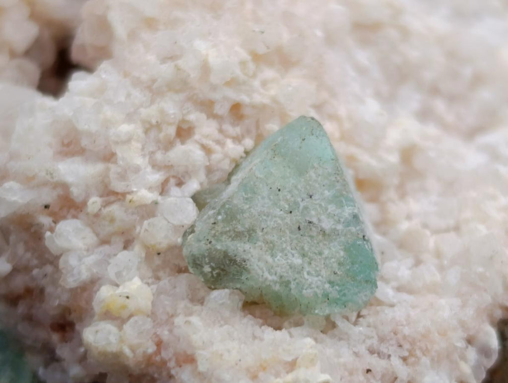 Natural Cabinet Size Riemvasmaak Bipyramidal Fluorite Specimen x 1 From Riemvasmaak, South Africa