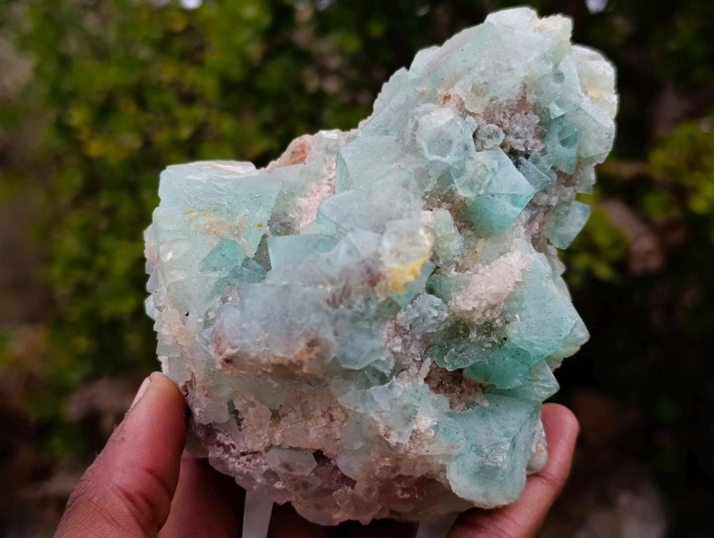 Natural Cabinet Size Riemvasmaak Bipyramidal Fluorite Specimen x 1 From Riemvasmaak, South Africa