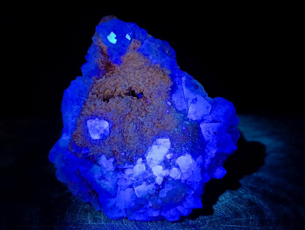 Natural Cabinet Size Riemvasmaak Bipyramidal Fluorite Specimen x 1 From Riemvasmaak, South Africa