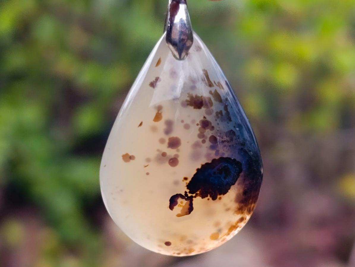 Hand Made Dendritic Agate Necklace - Sold Per Piece - From Madagascar